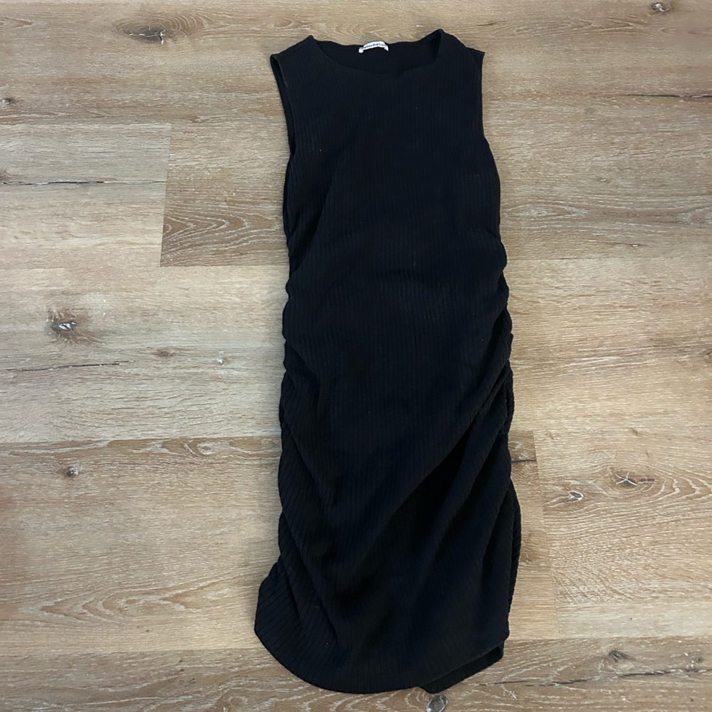 Reformation Black Mini Dress